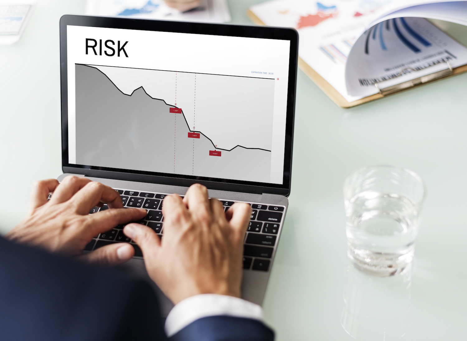 Graph Business Financial Investment Risk Word